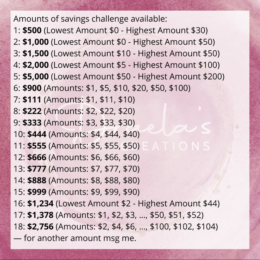 Cash Binder w/ Savings Challenge Sheets - Picture 5 of 11